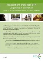 Propositions d'ateliers ETP : l'expérience du confinement, ... Image 1