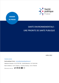 Santé environnementale : une priorité de santé publique Image 1