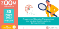 "Zoom présentation du programme PETAL2 " - Jeudi 30 novembre 12h30-13h30, en visio